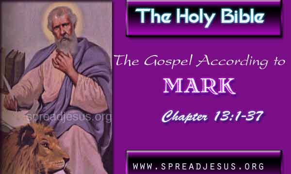 The Gospel According to Mark Chapter 13:1-37