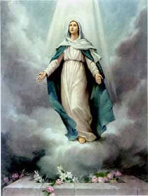 THE HOLY ROSARY The Glorious Mysteries (Wednesday and Sunday) 4th glorious mystery - The Assumption of the Blessed Virgin Mary into Heaven