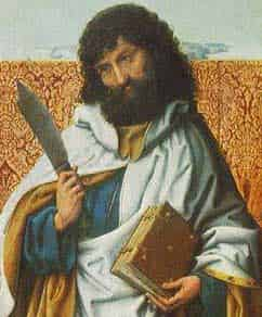 Saint Bartholomew the Apostle  Catholic Saint