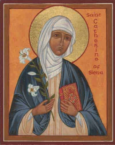 Saint Catherine of Siena Catholic Saint