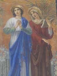 Saint Emiliana and Tarsilla  Catholic Saint