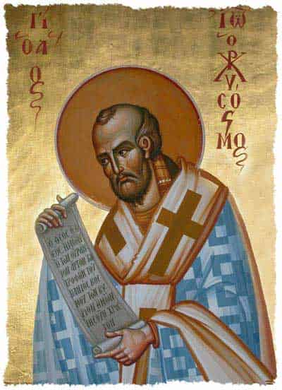 Saint John Chrysostom  Catholic Saint