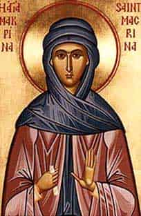 Saint Macrina the Younger  Catholic Saint