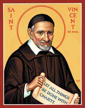 Saint Vincent de Paul Catholic Saint