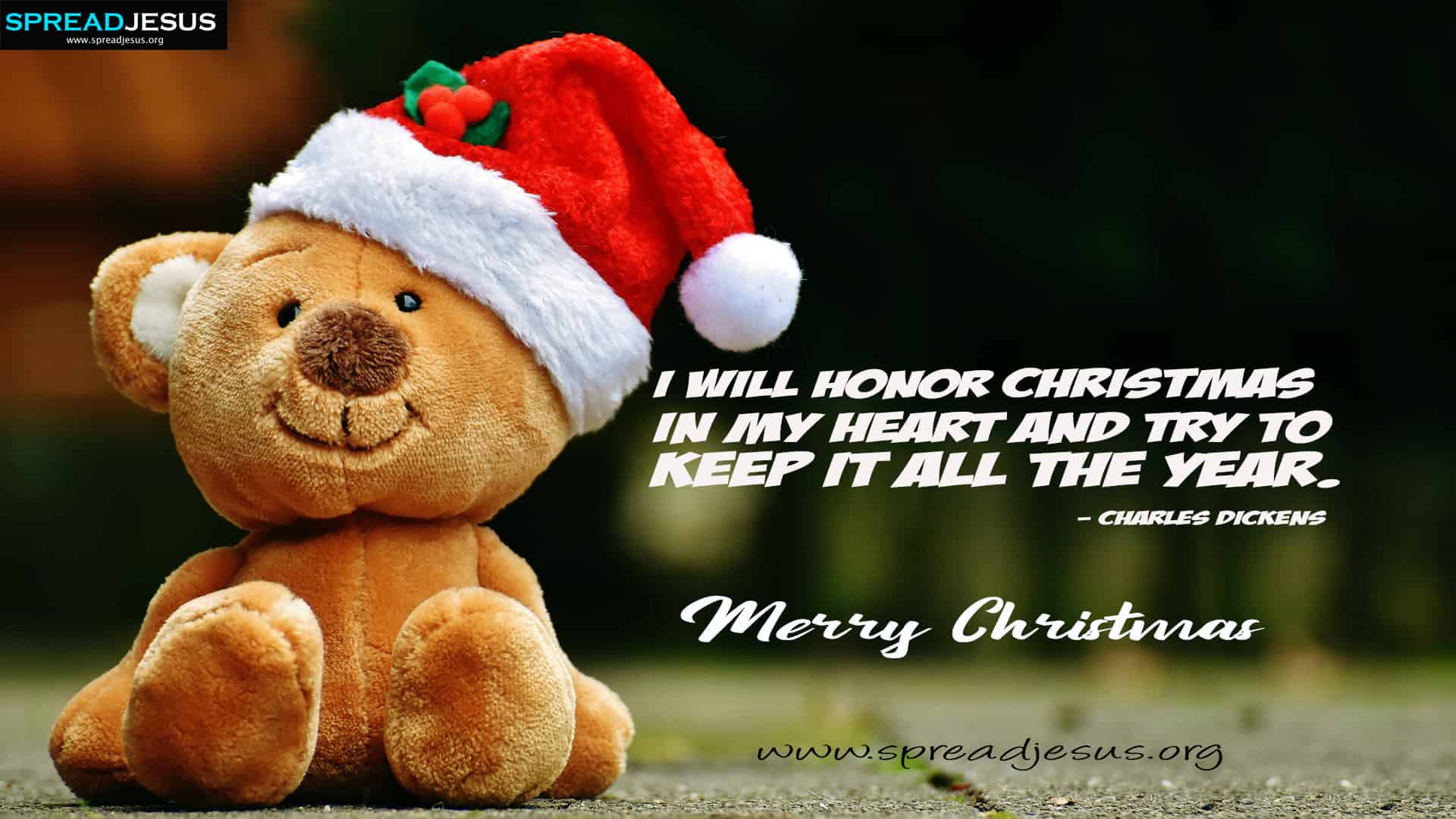 Merry Christmas Greetings 2023 I will honor Christmas